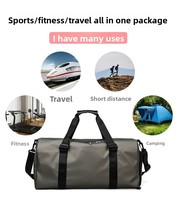 Sac de sport surdimensionné 50L Sac à dos de gym avec plusieurs compartiments Sac de voyage robuste pour le camping et les sports