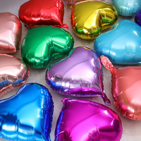 Ballons en forme de cœur, 5 pièces, 18 pouces, en hélium, Mylar, amour de la saint-valentin, Ballon vierge pour fête, anniversaire, mariage