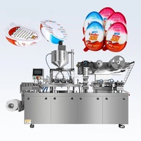 Machine d'emballage sous blister pour jouets Hanyoo Kinder Joy Fun Egg, et machine de remplissage et d'emballage de liquides (miel, beurre, sauces) pour animaux de compagnie