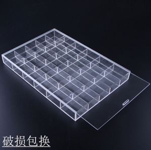 Đồ trang sức lưu trữ hộp các nhà sản xuất trong suốt Acrylic lưới phân vùng dày tấm thermoforming hiển thị Hộp Tùy chỉnh chế biến - Product Image 5