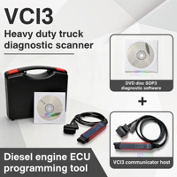 Scanner de diagnostic pour camions lourds VCI3, outil de programmation ECU pour moteur diesel, interface OBD2 avec WLAN pour camions et bus