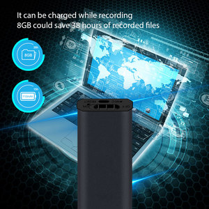 TOOBOM fournisseur Portable équipement électronique Smallestr Micro Enregistreur Vocal USB Portable à entraînement Dictapho - Product Image 5