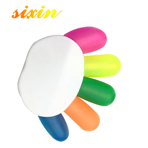 5PC Finger Shaped <b>Multi</b> <b>Colored</b> <b>Pen</b> 5 in 1 Highlighter Marker - Product Image 4