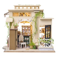 Kit DIY Book Nook K1091, puzzle en bois 3D, insert pour étagère avec lumière, maison miniature créative, cadeau pour les amoureux des livres