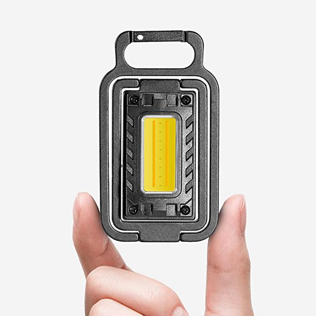 RTS Magnetic Helpful Intelligent Electric Display Mini Work Light Low Power Consumption Travel Fast-charging Mini Flashlight