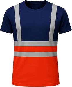 Gamme de vêtements de travail haute visibilité personnalisés de qualité supérieure, gilets de sécurité respirants, chemises de protection avec bandes réfléchissantes - Product Image 2