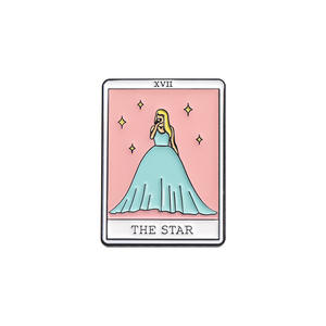 Pins de <span class=keywords><strong>tarot</strong></span> de gato champán de dibujos animados creativos - Product Image 2