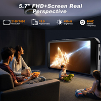 Teléfono Inteligente Android Robusto Desbloqueado IP68 de 5.7 Pulgadas, Resistente a Golpes y Agua, Cámara Dual de 12MP, Desbloqueo por Huella Dactilar, Snapdragon, FCC, Personalizado