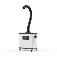 Purificateur d'air anti-fumée Fumego DX1001, débit d'air 235m³/h, machine à fumée pour stations de soudage de circuits imprimés, usines de fabrication, utilisation mobile