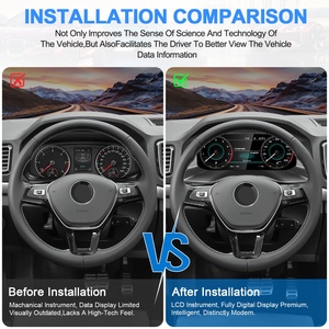 Navihua Linux System LCD <b>Speedometer</b> Cluster Panel Wireless Carplay <b>for</b> Volkswagen VW Amarok 2017-2020 Digital Dashboard - Product Image 3
