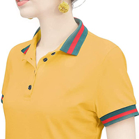 OEM High End Mehrfarbige Damen Casual Sport kleider Classic Jersey Kurzarm Stretch 95% Baumwolle Polo Golf Tennis Kleid