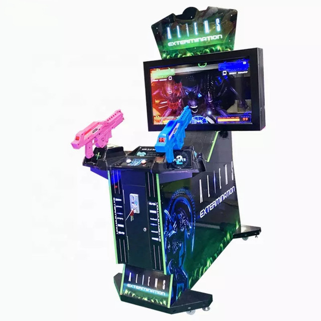 Wholesale 42 Inch Coin Operated Game Machine Aliens Extermination Shooting Game Machine Video Arcade Game Machine