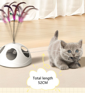 <span class=keywords><strong>2026</strong></span> Yeni Tasarım Otomatik Geri Çekilebilir Yaylı Kedi Oyuncak Çubuğu Yeni Vakumlu Tutucu Evcil Hayvan Vakumlu Tutucu Delik Kazanan Döner Oyuncak - Product Image 5