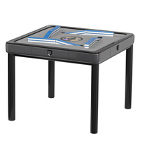 Nouvelle machine de mahjong entièrement automatique 2026 pour 4 joueurs, en ABS, design pliable, pieds doublement pliables, sans poussoir de cartes, silencieuse