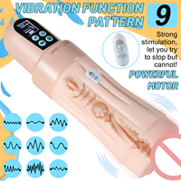 Masturbateur électrique pour homme, vibrant et aspirant, 10 modes, 5 niveaux de succion, détachable, recharge USB, écran numérique, jouet sexuel pour hommes