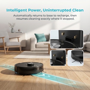 Robot Aspirador GV2L-SJ con Navegación LDS, Succión de 3500Pa, Base de Autovaciado, Control por App y Voz, Aspiradora y Mopa Inteligente - Product Image 5