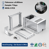 Pièces électroniques usinées sur mesure par CNC, boîtier en aluminium, dissipateur thermique, composants anodisés