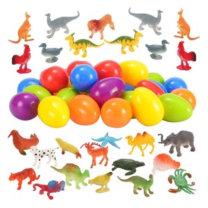 Huevos de Pascua de Plástico, Juguetes <span class=keywords><strong>Sorpresa</strong></span>, Surtido Colorido, Cáscaras Vacías Brillantes, Rellenos para Cestas de Manualidades, para Juegos de Búsqueda de Huevos de Pascua - Product Image 3