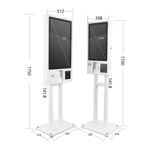 Kiosque tactile de restauration rapide pour cantine scolaire, système Android 23,8 pouces, logo personnalisé, machine de paiement en libre-service - Product Image 3