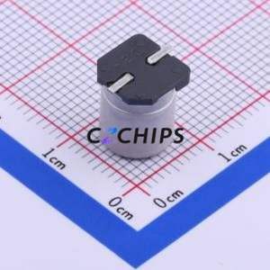 ตัวเก็บประจุแบบอิเล็กโทรไลต์อะลูมิเนียมชนิด SMD รุ่น EEEFK1A681GP ขนาด D8xL10.2 มม. ความจุ 680uF ค่าความคลาดเคลื่อน 20% แรงดันไฟฟ้า 10V กระแสไฟฟ้า 600mA ความถี่ 100kHz - Product Image 2