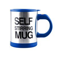 Vente en gros 350ml Tasse électrique en acier inoxydable pratique et pratique pour mélanger le café et le lait Tasse à mélanger le café avec poignée