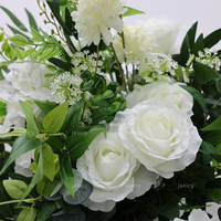 Composition florale artificielle en gros pour arche de mariage, élégante décoration de toile de fond pour événements nuptiaux, pour centres de table et décorations de table