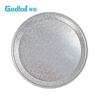 Plateaux à pizza jetables en aluminium gaufré de 18 pouces, qualité alimentaire, robustes, pour la vente en gros