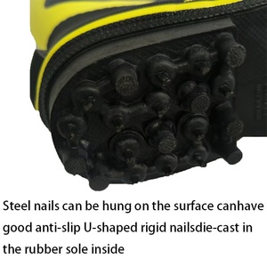 Bottes de pêche <span class=keywords><strong>en</strong></span> <span class=keywords><strong>mer</strong></span> antidérapantes à crampons, chaussures de pêche montantes <span class=keywords><strong>en</strong></span> caoutchouc pour activités nautiques, imperméables, vente <span class=keywords><strong>en</strong></span> gros OEM - Product Image 3