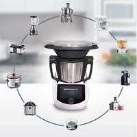 Robot de cuisine multifonctionnel pour restaurant, robot de cuisine professionnel haute performance, robot automatique avec écran couleur
