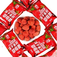 1 kg de fraises entières lyophilisées de qualité supérieure, croquantes et sucrées, collation saine en vrac avec procédé de conservation de l'eau