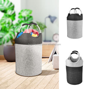 Cesto de Ropa Plegable Grande, Impermeable, Ecológico y Duradero, de Fieltro, con Asa de Hierro, para Guardar Ropa en el Armario o el Baño - Product Image 5