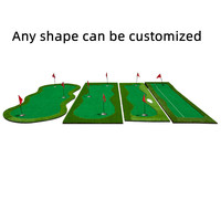 Mini tapis de golf extérieur Collection tapis d'herbe verte artificielle pour les aides à l'entraînement de golf à la maison