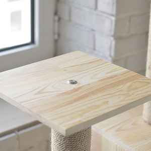 Casa de Madera de Lujo para Mascotas, Muebles para Gatos, Casa de Árbol para Gatos - Product Image 6