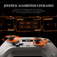 Manette de jeu sans fil Mojhon Aether C6 pour Nintendo Switch / PC, manette de jeu pour téléphone portable avec joystick à effet Hall