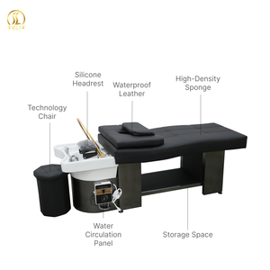 Sillón Profesional Sulin para Lavado de Cabello en Posición Acostada, con Masaje, Champú, Circulación de Agua y Vapor - Product Image 3