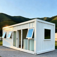 Bureau modulaire en conteneur, bâtiment préfabriqué, conteneur détachable, maison complète en conteneur, maison portable empilable, espace de travail commercial