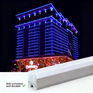 Barre LED RVB adressable de haute qualité, prix d'usine, 24V 12W, éclairage LED RVB polyvalent pour la décoration de bâtiments - Product Image 1