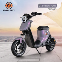 E-moto 1200W Brushless 14 Inch 60V Electric Motorcycle Off-Road Commuter High Strength Steel Frame Hydraulic Shock Absorber