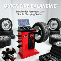 Balanceador de Ruedas Vertical ZeHoo de Doble Cara para Coches, Equipo Robusto de Equilibrio de Neumáticos para Garajes Comerciales de Alta Resistencia