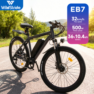 Bicicleta Eléctrica Urbana de 26 Pulgadas con Motor sin Escobillas de 350W, Frenos de Disco, Batería Extraíble de 36V, Modelo EB7. Esta Bicicleta Cuenta con un Motor sin Escobillas de 350W - Product Image 1