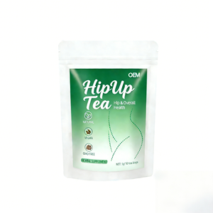 Té OEM para realzar la cadera, para curvas naturales, mezcla de rosa roja, semilla de Coix, maca y fenogreco, orgánico, vegano, sin OMG, 10 bolsitas de té de 5 g cada una, por caja - Product Image 1