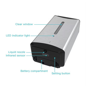 Dispensador Automático de Jabón en Espuma sin Contacto de Acero Inoxidable HLK, Dispensador Inteligente de Alcohol Desinfectante para Baño y Hotel - Product Image 4