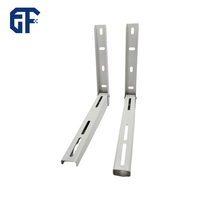 Support mural réglable en métal robuste pour mini-split électrique, vente en gros d'usine, pour unités extérieures de 9000 à 18000 BTU, compatible pompe à chaleur
