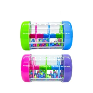 Rain Sound Tube Simulator Plastic Music Toy 10Cm Green Blue Lid For Kids Physics Educational Toy - Product Image 4