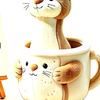 Fabricant de jouets en peluche personnalisés sur mesure – Peluches Otter et Sloth au design dessiné à la main avec accessoires d'étiquettes personnalisées pour la vente au détail