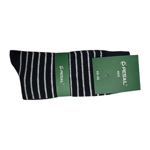 Qualità di lusso confortevole a righe grandi e piccoli punti di Design calzini corti da uomo cotone sottile stagione primaverile - Product Image 2