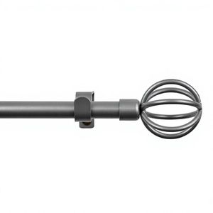 Juego de Barra de Cortina Metálica para Ventana con Soportes Extensibles y Adornos Decorativos, Estilo Clásico Moderno, Precio de Fábrica - Product Image 5