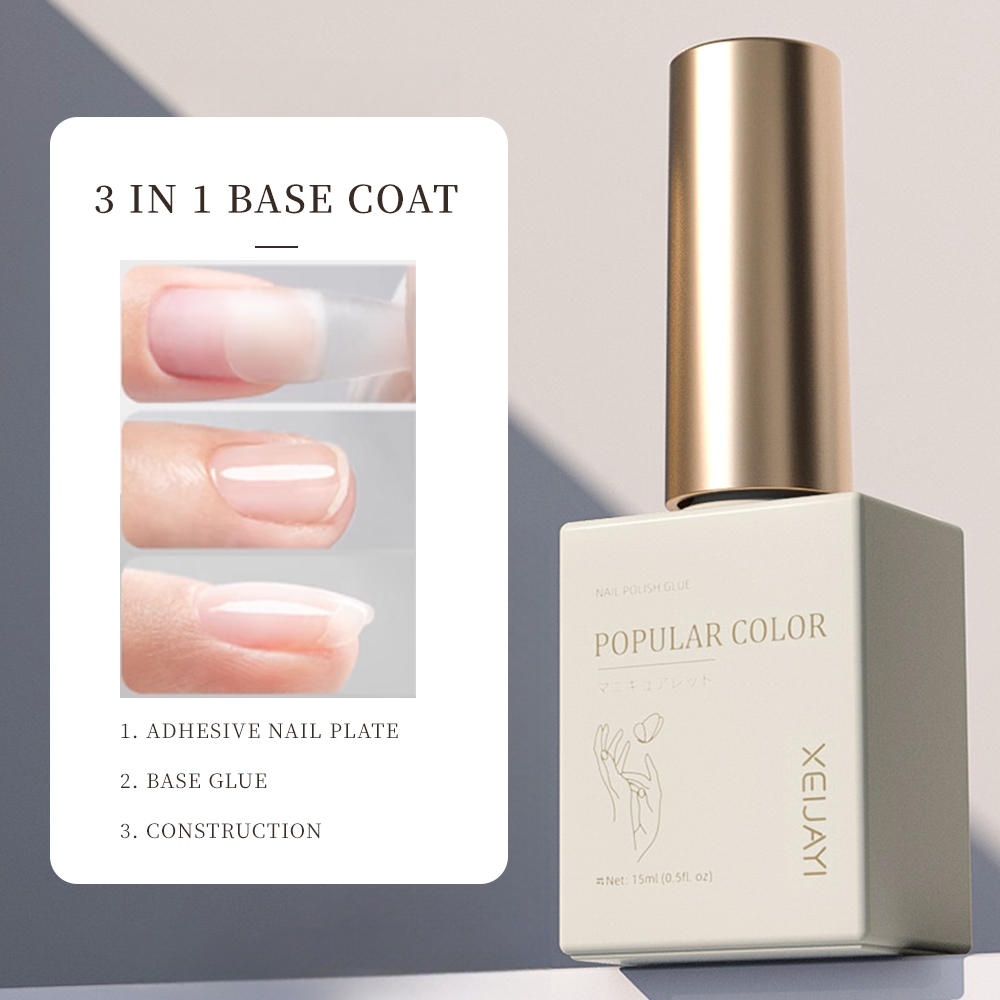 XEIJAYI High Glossy Top & Base Coat Nail Gel - Non-Toxic UV Polish