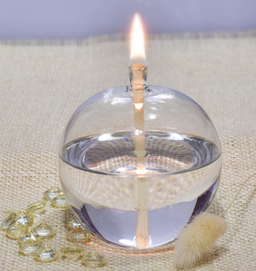 <span class=keywords><strong>Lampe</strong></span> à huile en verre sphérique décorative de forme ronde soufflée à la main - Product Image 2