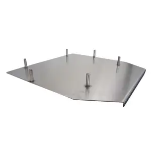 Bandeja de acero inoxidable de 420x520mm, 230x315mm u otro tamaño, se utiliza en el laminador de hojas de tarjeta de PVC